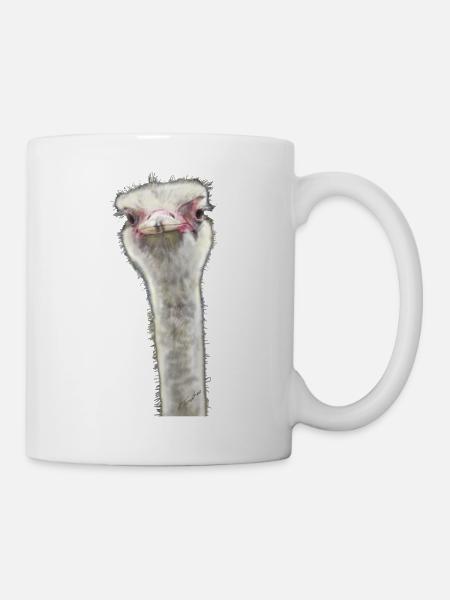 Strauß - Tasse - Weiß