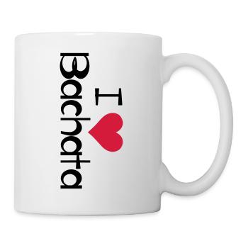 I love Bachata - Mug - white - Right
