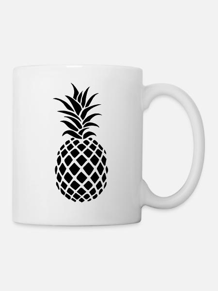 ananas - Mug blanc - blanc