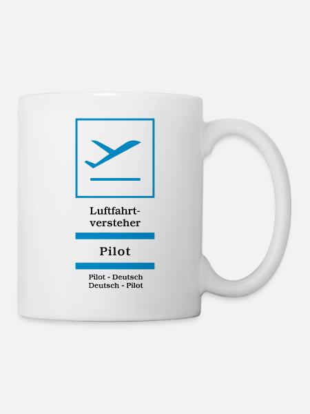 Pilot - Tasse - Weiß