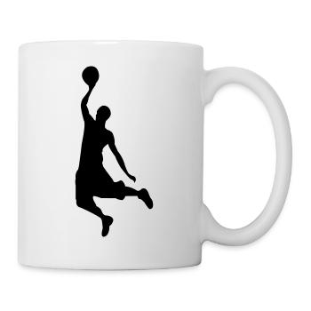 basketball - Mug blanc - blanc - Droite