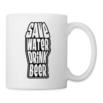Save Water Drink Beer - Mug - white - Right