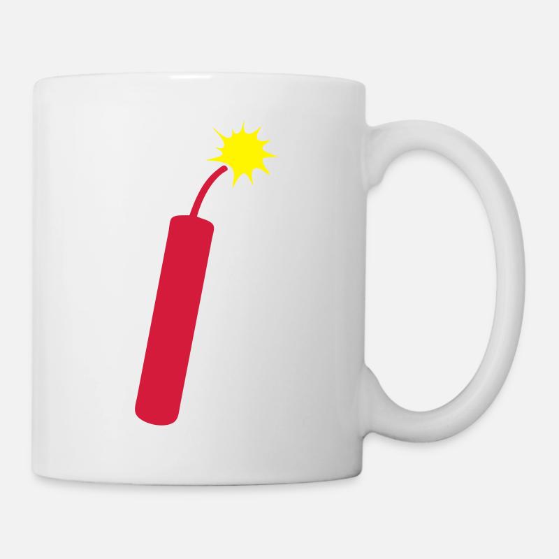 Dynamit Docht Lichter 1206 - Tasse - Weiß