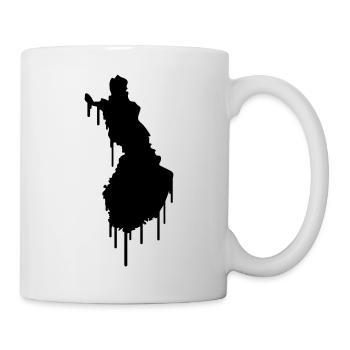 Finland Graffiti - Tasse - Weiß - Rechts