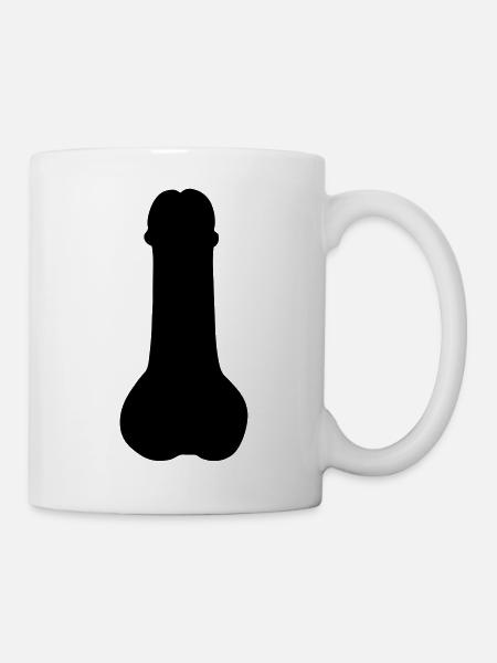 Schwanz - Tasse - Weiß