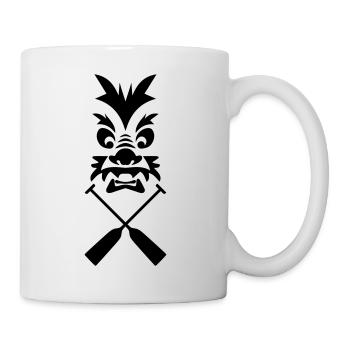Dragon boat palettes de dragon 1c - Mug blanc - blanc - Droite