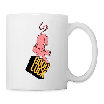 GOOD LUCK | Retro | Vintage | design - Mug - white - Right