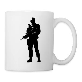 swat cop - Mug blanc - blanc - Droite