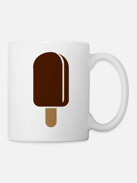 Eis - Tasse - Weiß