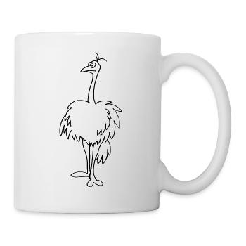 Strauss - Tasse - Weiß - Rechts