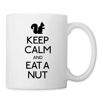 keep calm squirrel - Mug blanc - blanc - Droite