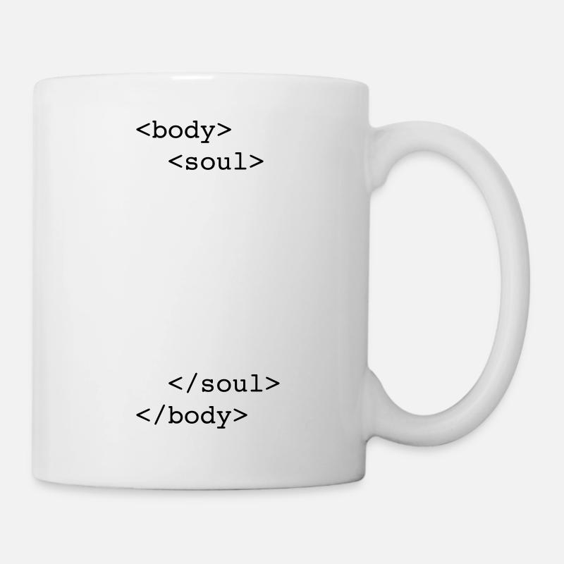 html body & soul - Mug blanc - blanc