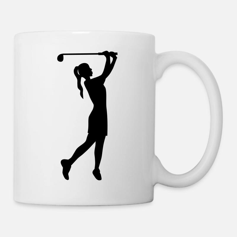 golferin - Tasse - Weiß