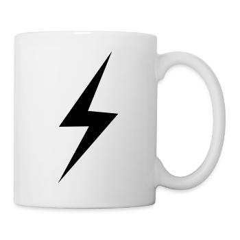 blitz - Tasse - Weiß - Rechts