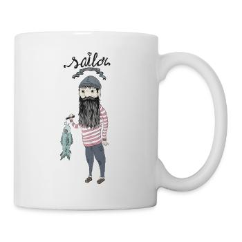 marin - Mug blanc - blanc - Droite
