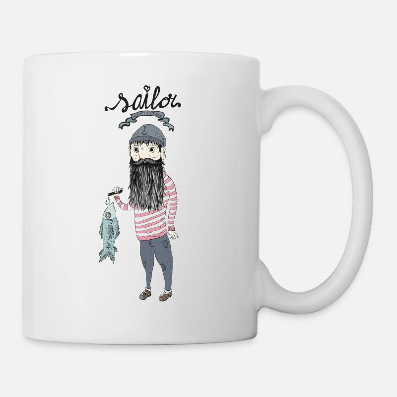 sjømann - Tasse - Weiß