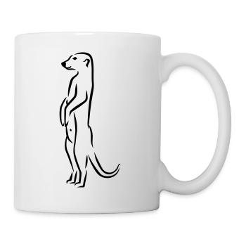 Suricate - Mug blanc - blanc - Droite