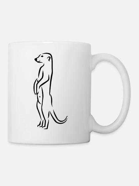 Suricate - Mug blanc - blanc