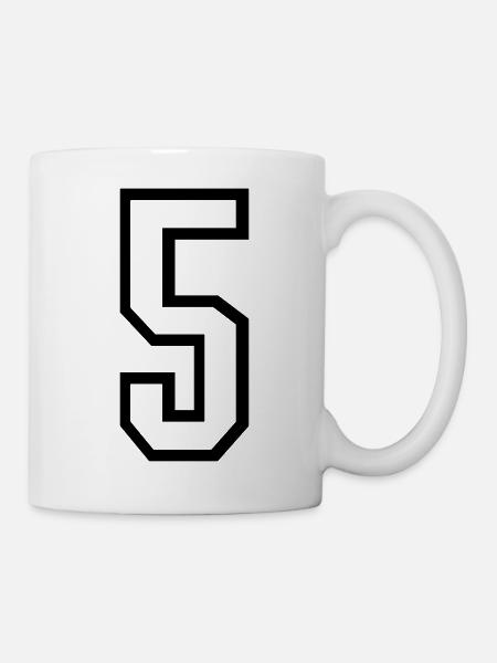 5 - Tasse - Weiß