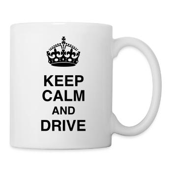 Fahrer Fahren Sport Auto Spieler - Tasse - Weiß - Rechts