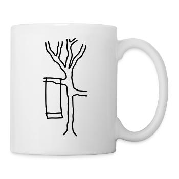 Baum Schaukel - Tasse - Weiß - Rechts