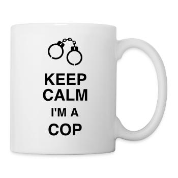 Police Officer Policeman Cop Policier Polizei - Mug - white - Right