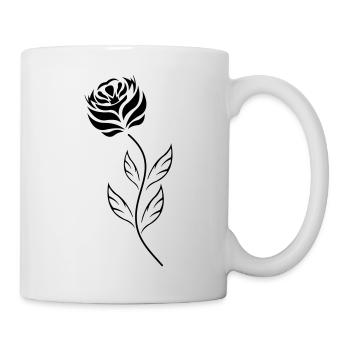 black_rose - Tasse - Weiß - Rechts
