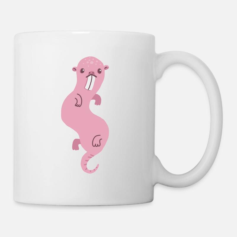Nacktmull - Tasse - Weiß