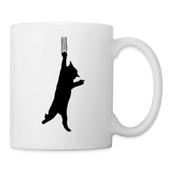 Katze - Tasse - Weiß - Rechts