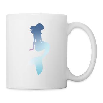 Meerjungfrau - Tasse - Weiß - Rechts