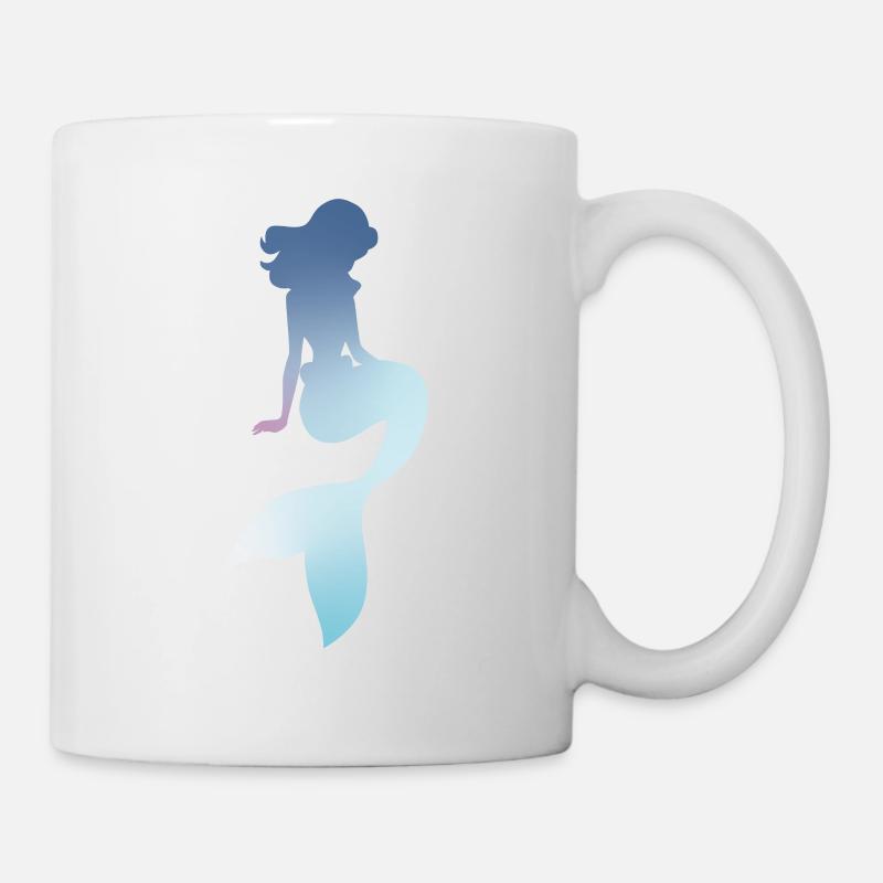Meerjungfrau - Tasse - Weiß