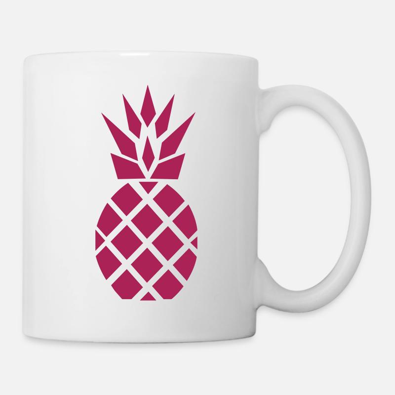 Ananas ananas rose - Mug blanc - blanc