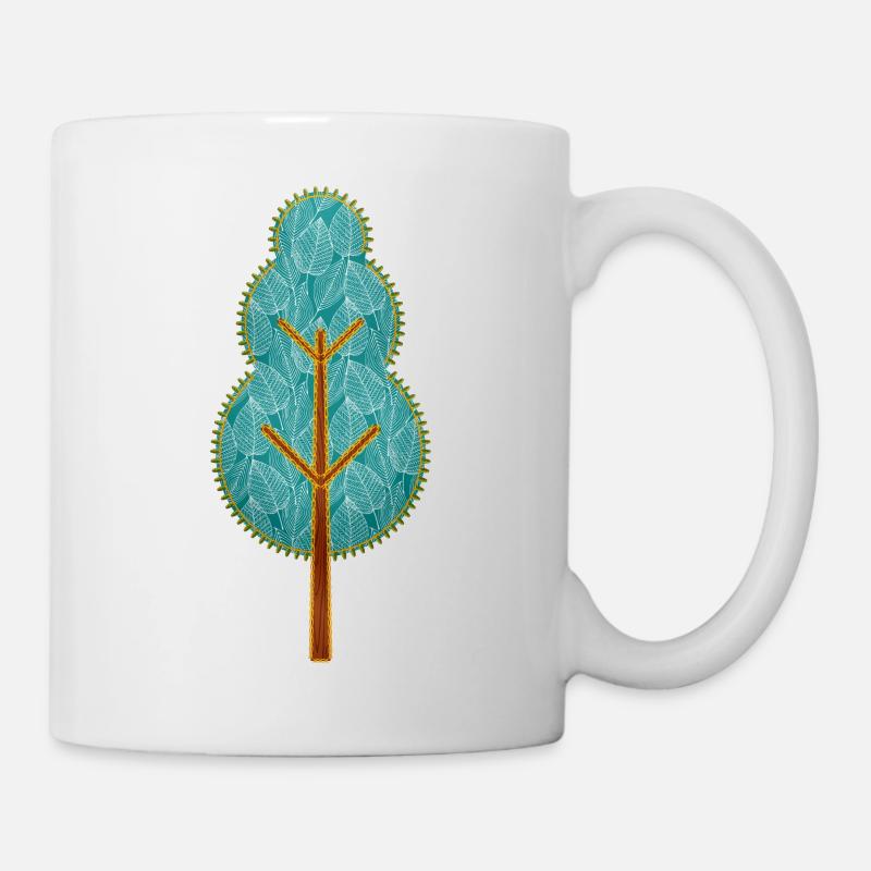 tree - Mug - white