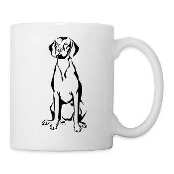 Magyar Vizsla - Tasse - Weiß - Rechts