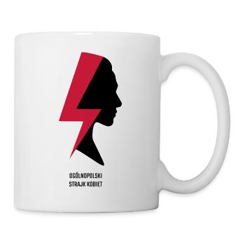 Solidarität mit dem Frauenstreik in Polen! - Tasse - Weiß - Rechts