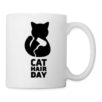 cat hair 00 - Tasse - Weiß - Rechts
