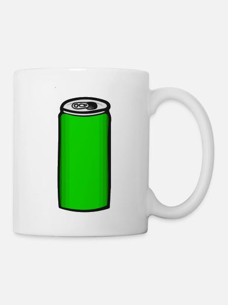 Dose - Tasse - Weiß