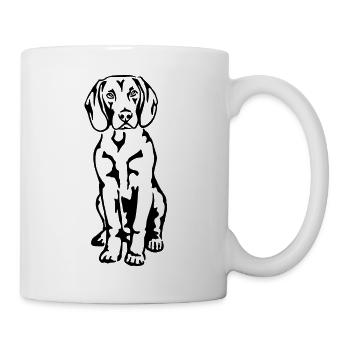 Bayerischer Gebirgsschweißhund - Tasse - Weiß - Rechts