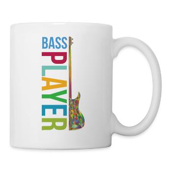 BASS PLAYER - Bass guitar - Mug - white - Right