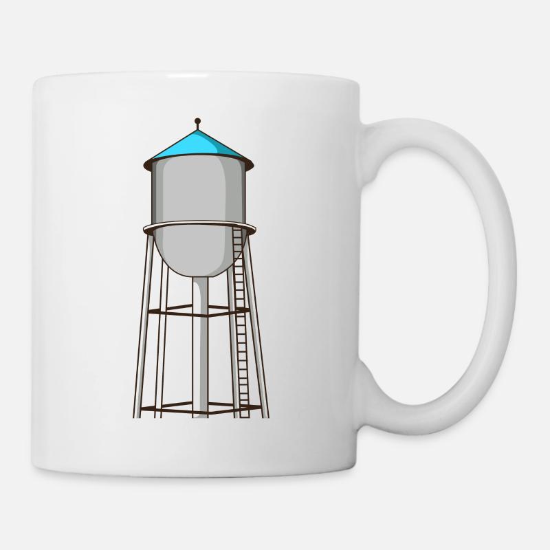 Tour d’eau - Mug blanc - blanc