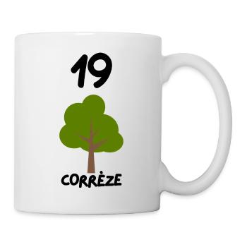 19 Corrèze Arbre - Mug blanc - blanc - Droite