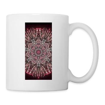 Mandala fireworks - Mug - white - Right