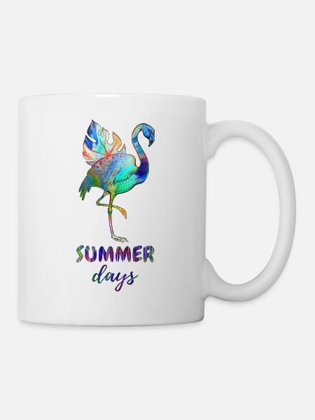 Sommerzeit - Tasse - Weiß