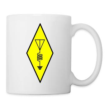 Logo de la radio amateur - Mug blanc - blanc - Droite