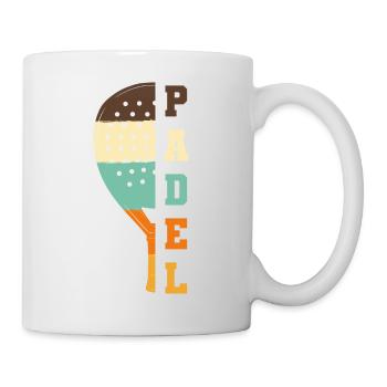 Padel Paddle Racket Tennis Sport I Cadeau - Mug blanc - blanc - Droite