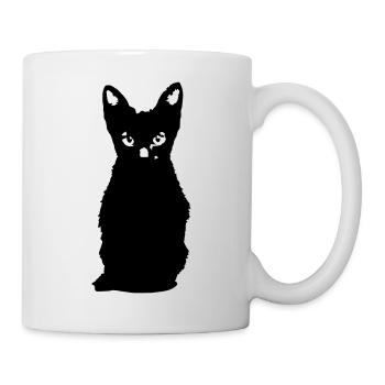 Vecteur chat Animal Animaux Chaton Vecteur - Mug blanc - blanc - Droite