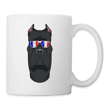 Cane Corso France Sunglasses I French Flag - Tasse - Weiß - Rechts