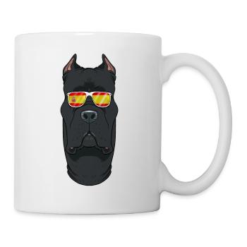 Cane Corso I Spain Sunglasses I Spanish Flag - Tasse - Weiß - Rechts