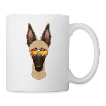 Malinois I Spain Sunglasses I Spanish Flag - Tasse - Weiß - Rechts