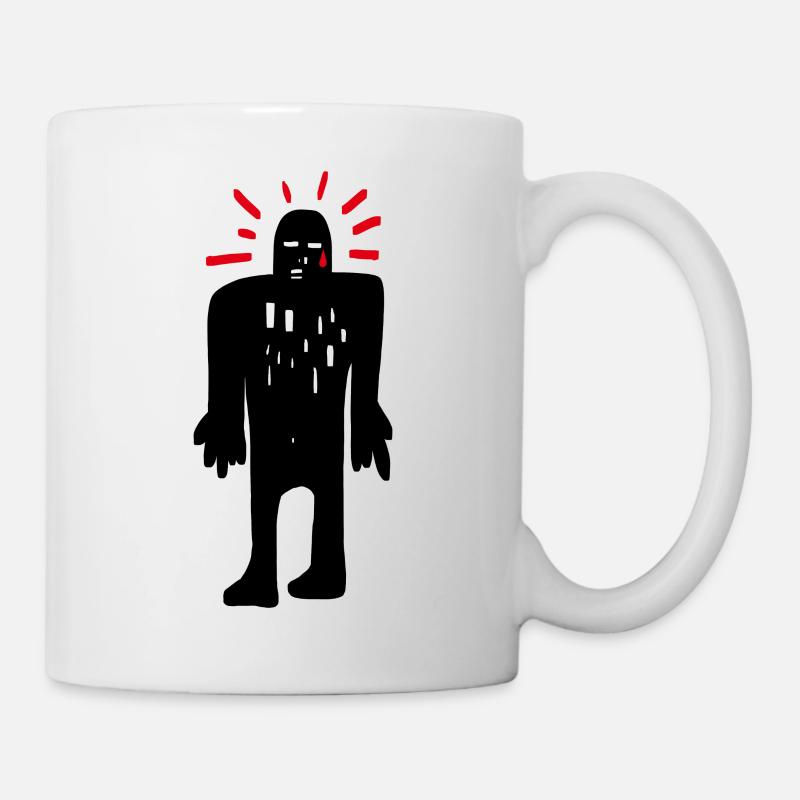 Yeti-Illustration - Tasse - Weiß